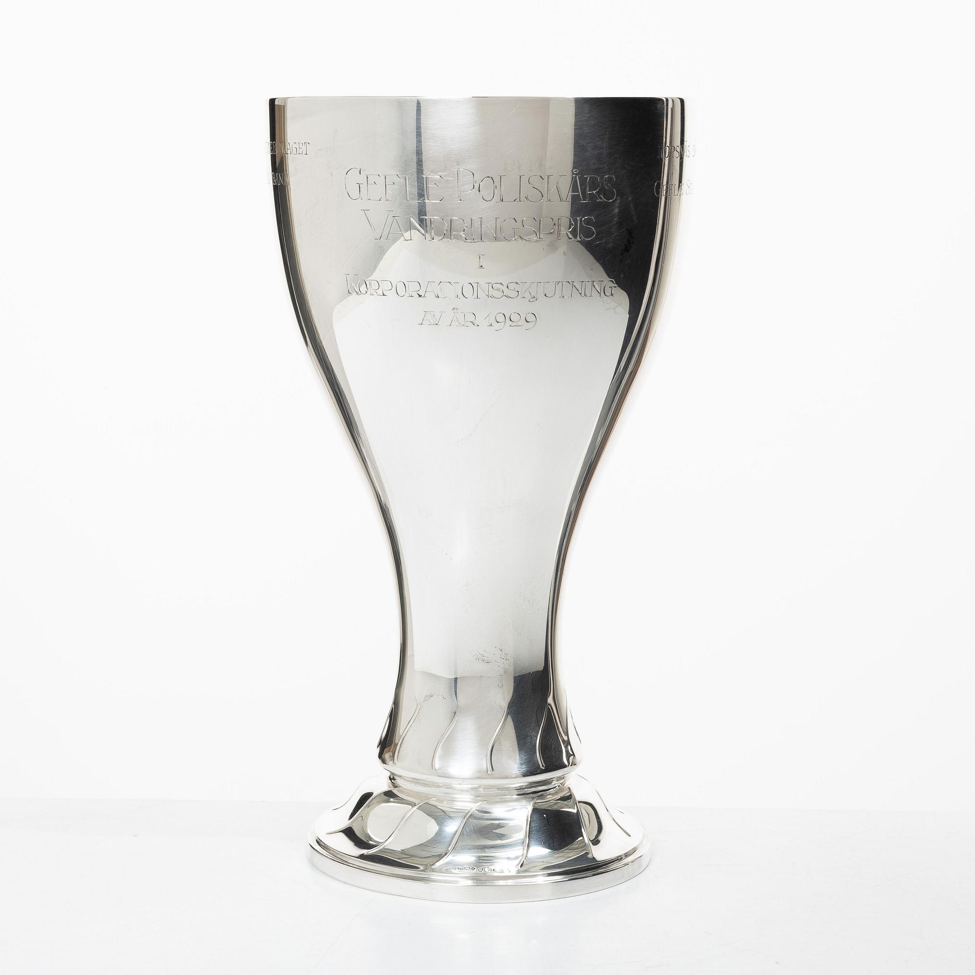 Guldsmedsaktiebolaget (GAB), A Swedish silver beaker, Stockholm 1922.