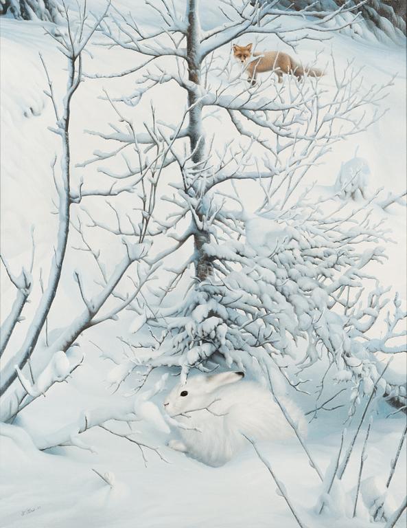 Teppo Terä, oil on canvas, signed and dated -85.