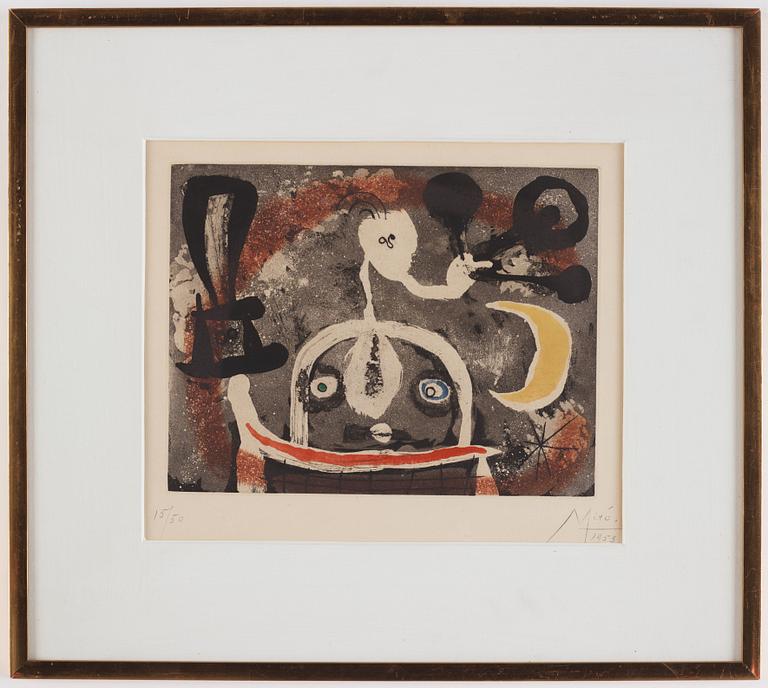 Joan Miró, ”Plate II”, From: ”Série III”.