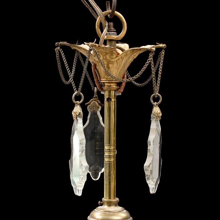 Ljuskrona, sent 1800-tal.