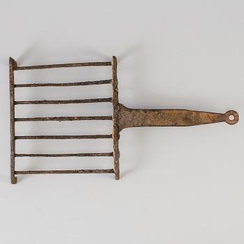 A 18th century iron chain.