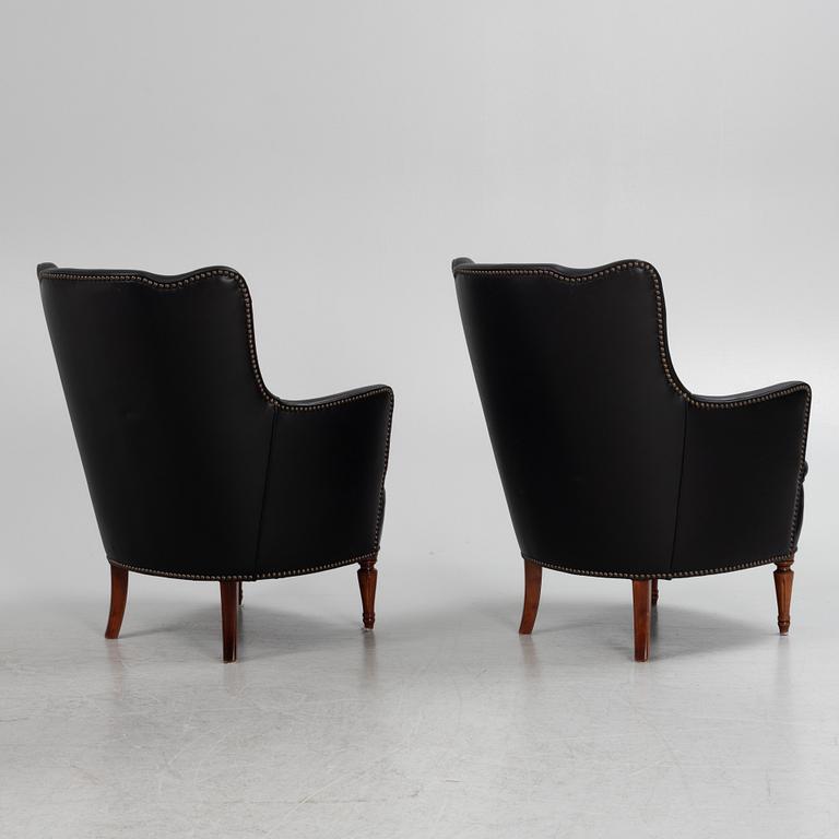 A pair of armchairs, second half of the 20th Century.