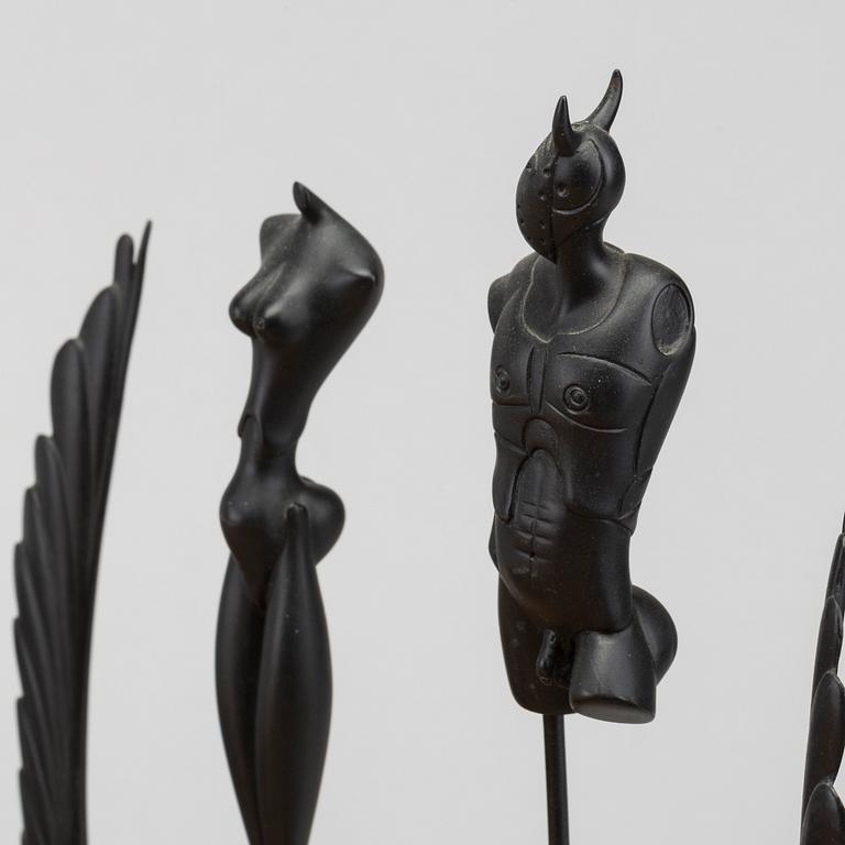 PAUL WUNDERLICH, CHESS SET, signed and numbered,