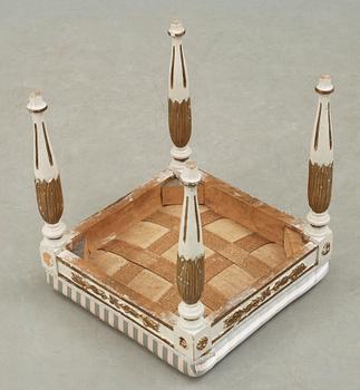 TABURETT, gustaviansk, 1800-talets första hälft.