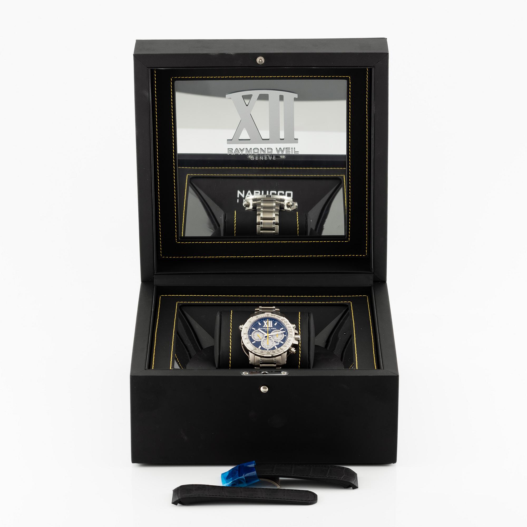 Raymond Weil, Nabucco, kronograf, armbandsur, 46 mm.