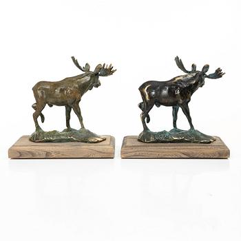 Torbjörn Forsberg, Moose bulls, 2 pcs.