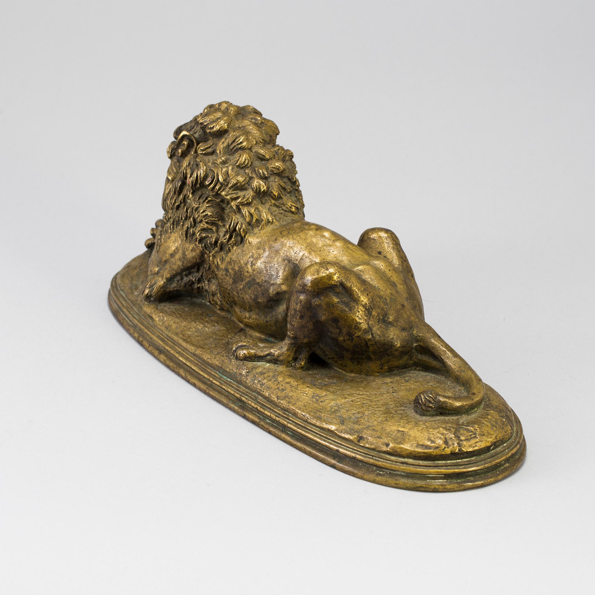 A bronze sculpture by Paul-Édouard Delabrièrre, 19th century.