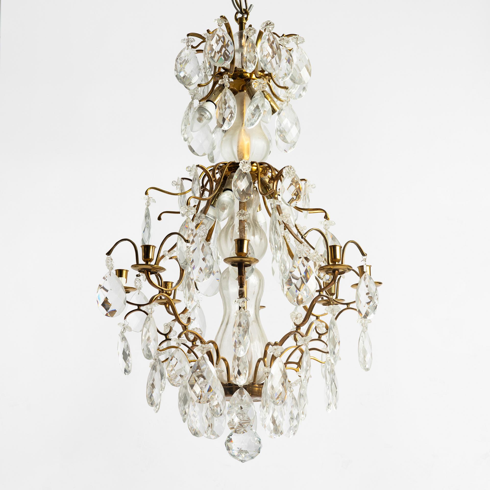 Chandelier, Rococo style, contemporary.