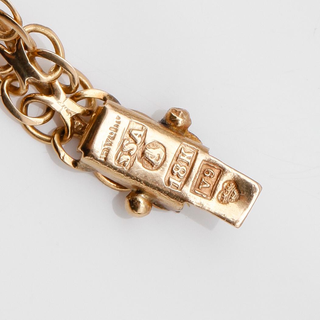 COLLIER, 18K guld, svenska stämplar, 1971.