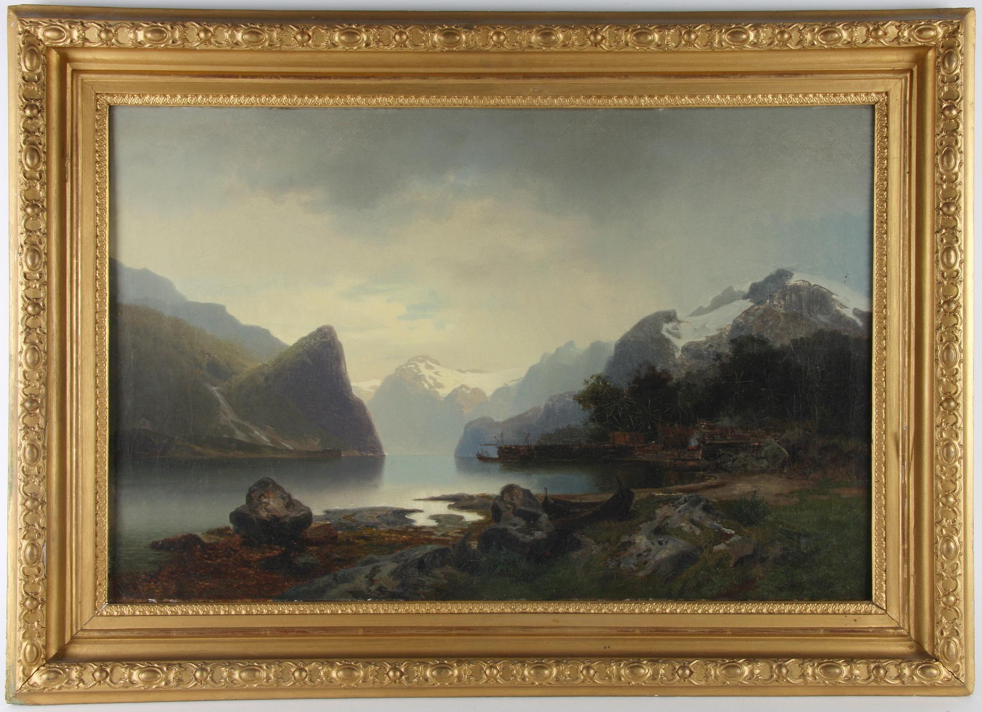 BODOM, ERIK, tillskriven. Olja på duk, sign o dat 1851.