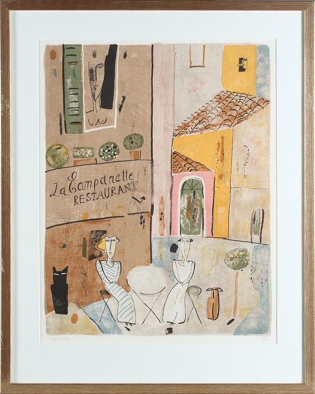 MADELEINE PYK, litografi, signerad samt numrerad 385/5000.