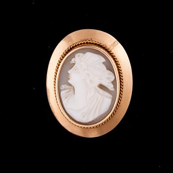 KAMÉ, 18K guld. Suomen Kultaseppä Oy 1920. Vikt ca 6,9 g.