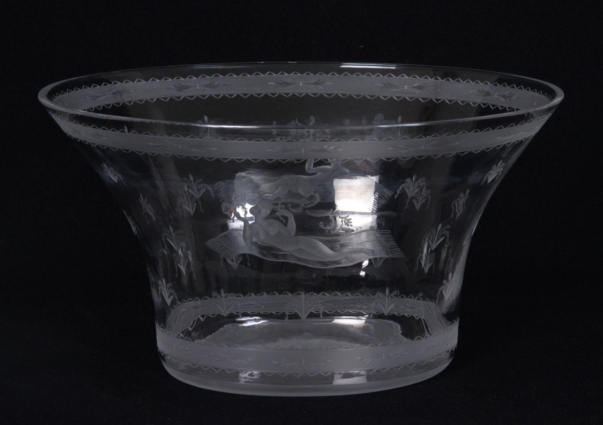 SKÅL, glas, Edward Hald.