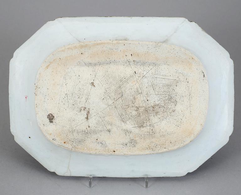 STEKFAT, kompaniporslin, Kina, Qianlong (1736-95).