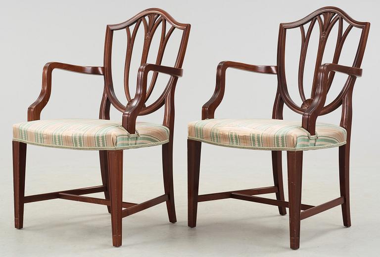 MATSALSAGRIUPP, 15 delar, regency stil, JOC, Vetlanda, sent 1900-tal.