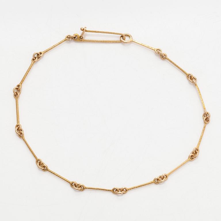 Björn Weckström, a 14K gold bracelet. Lapponia 1979.