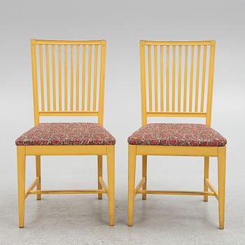 Six Leksand model chairs, second half of the 20th century.