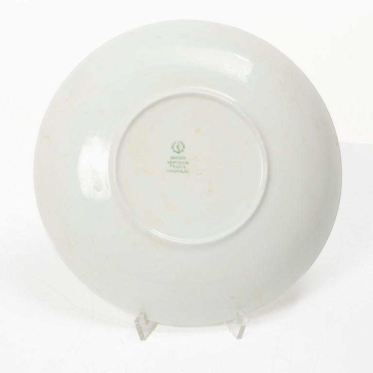 Stig Lindberg, matservis, 27 delar, benporslin, "Pencil", Gustavsberg.