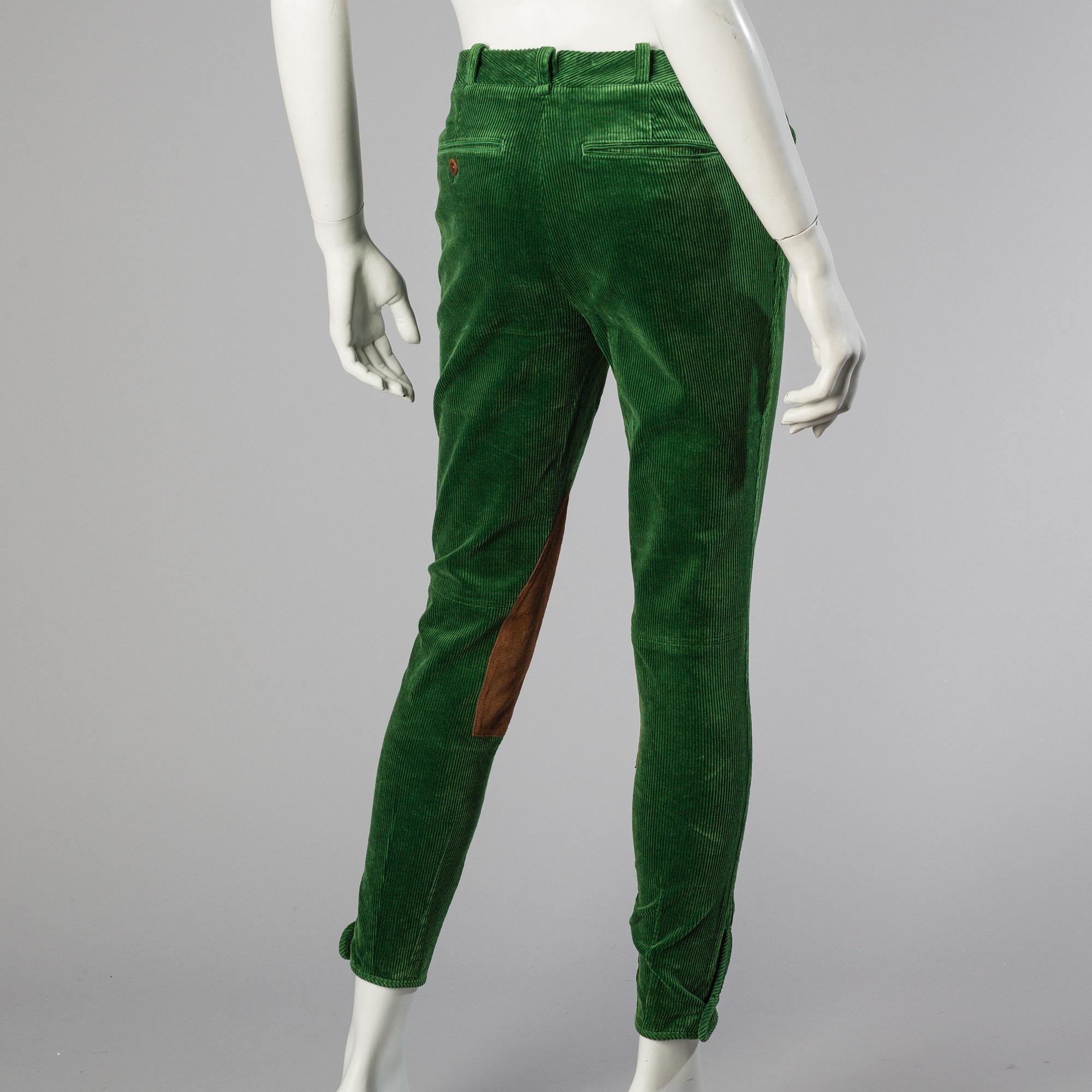 Three pair of trosers by Ralph Lauren.