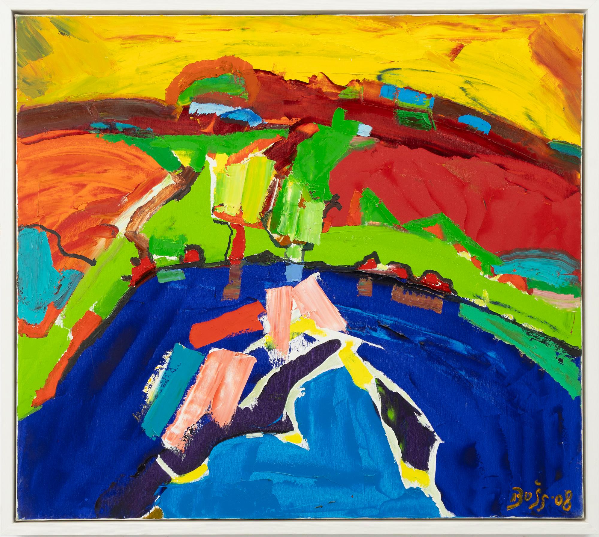 Valdis Bušs, 'Sarkanais Lauks (Red Field)'.