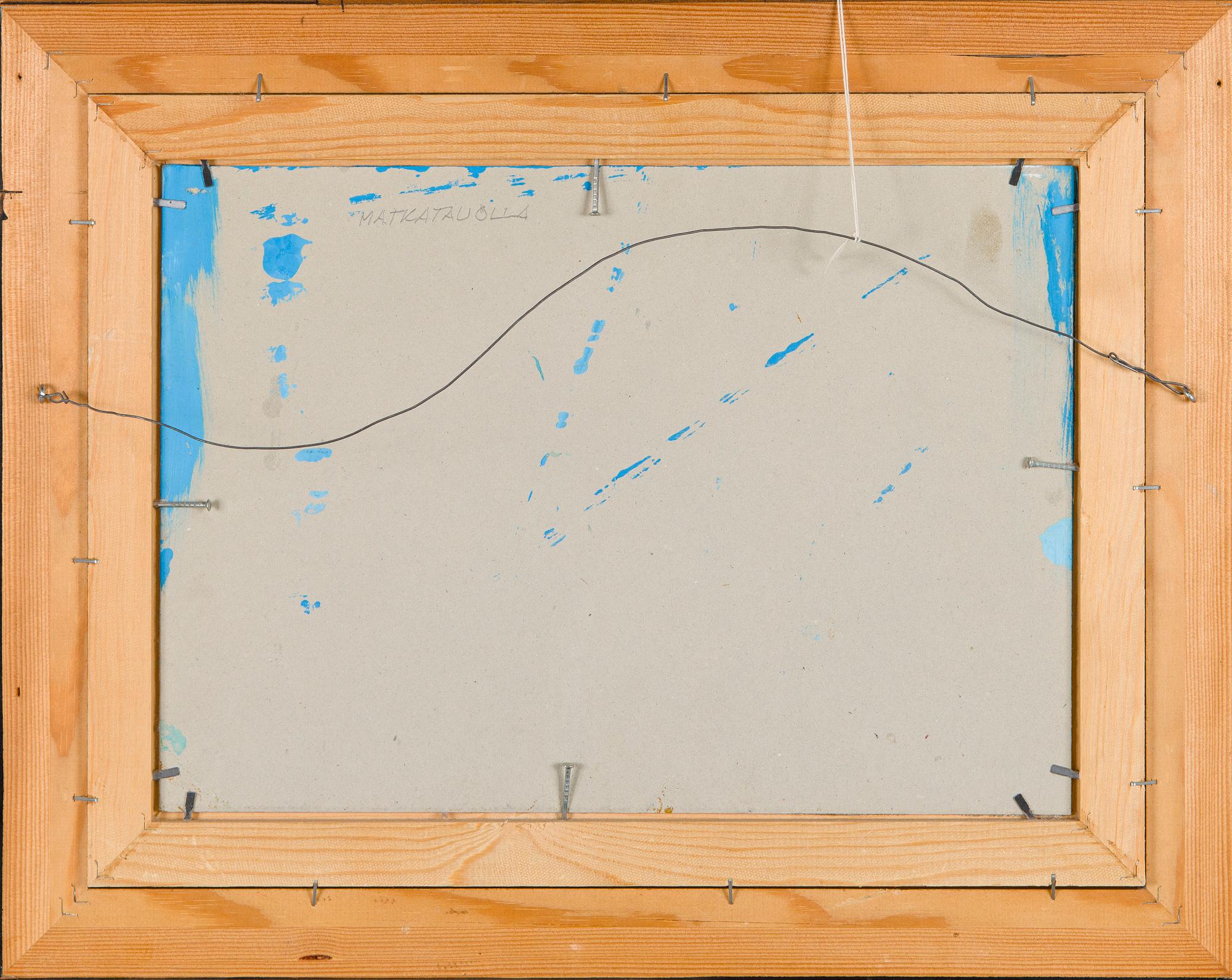 Veikko Sirén, "Matkatauolla" (På en resa-paus).