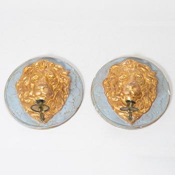 Appliquer, ett par, 1900-tal.