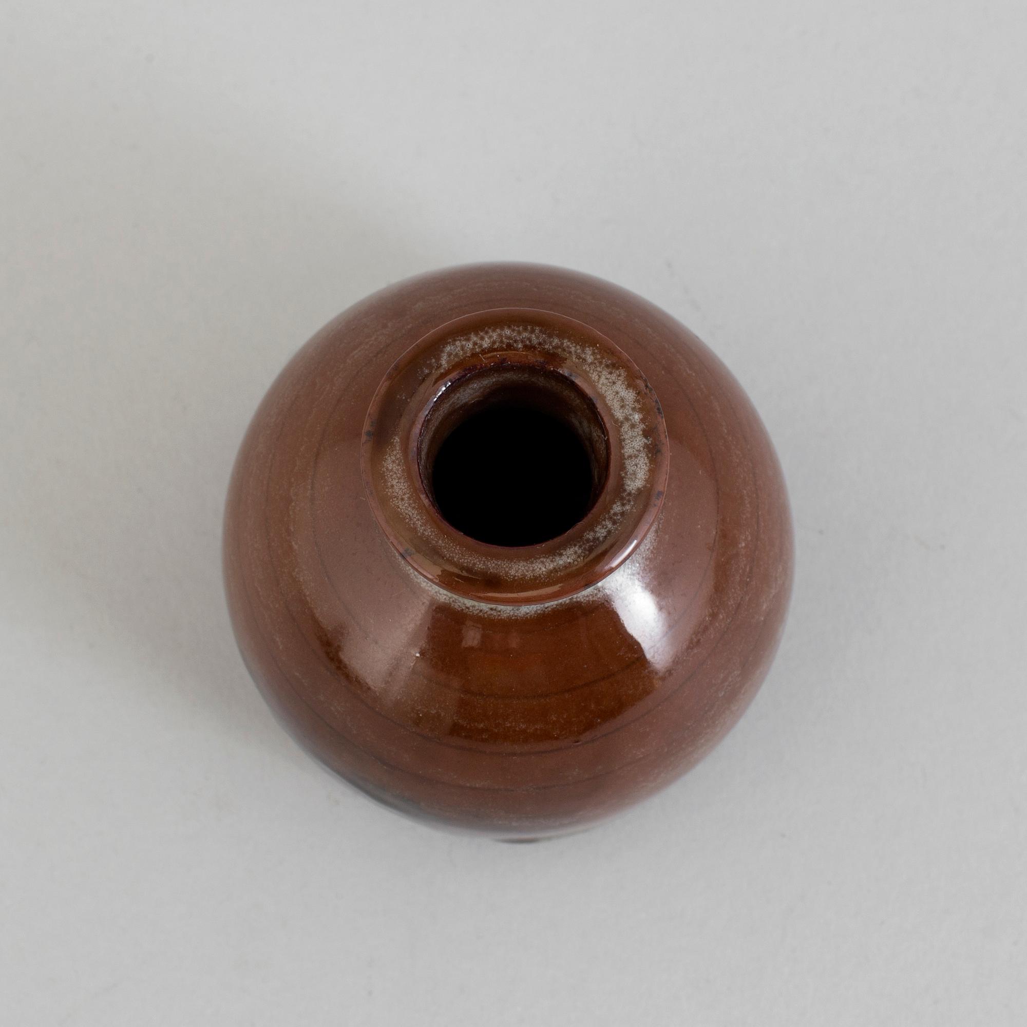 WILHELM KÅGE, a 'Farsta' stoneware vase from Gustavsberg studio.