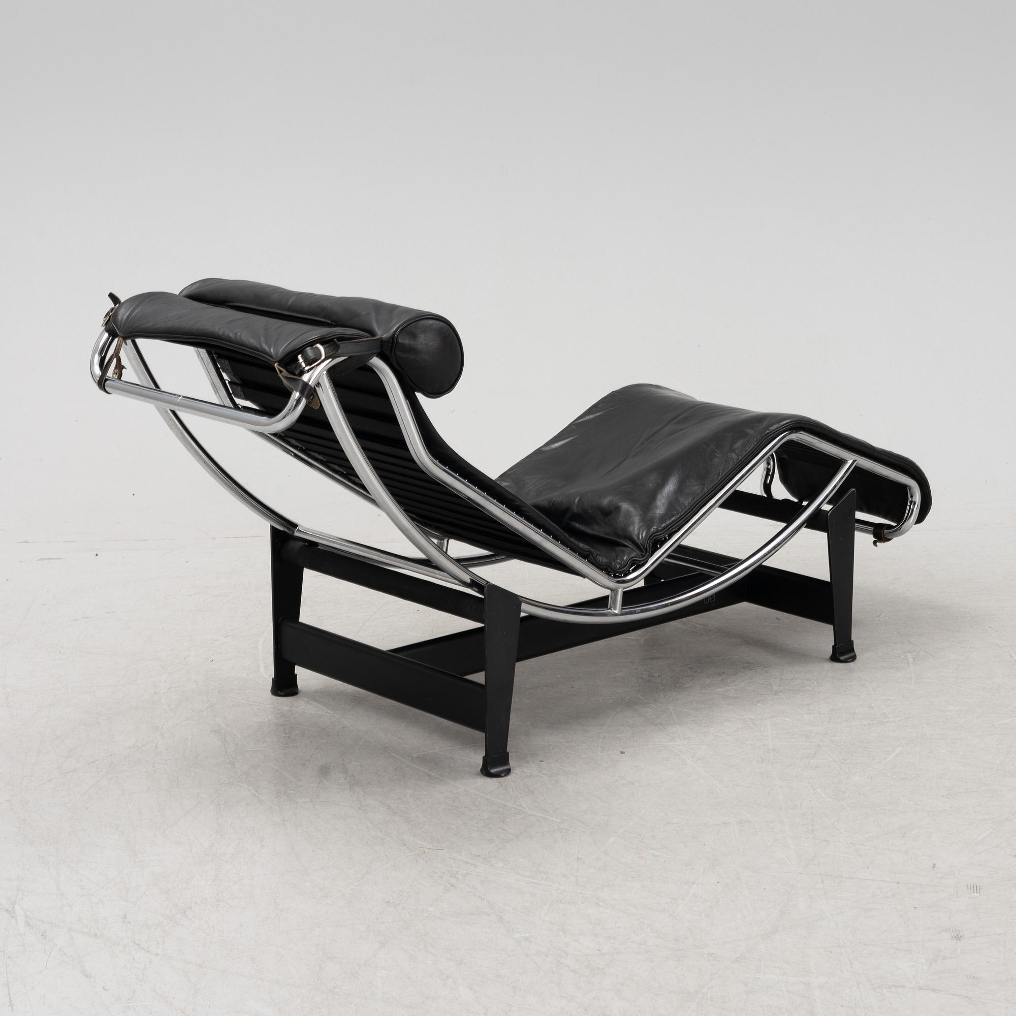 Le Corbusier, Pierre Jeanneret, Charlotte Perriand, an LC4 lounge chair from Cassina, Italy, designed 1928.