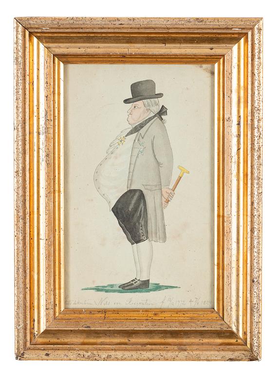 Swedish artist, around 1820, "Nils von Rosenstein" (1752-1824).