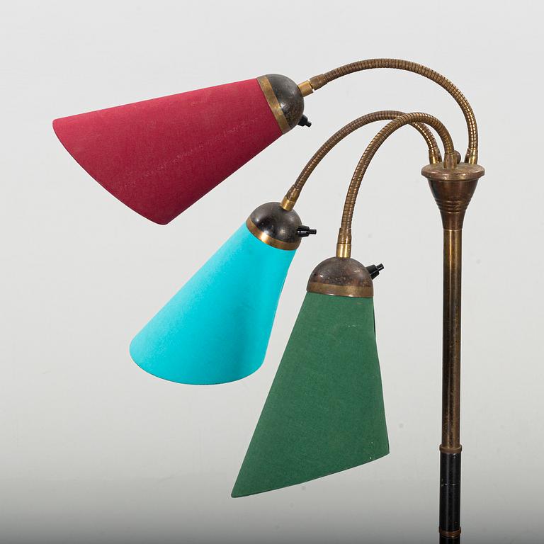 GOLVLAMPA, 1900-talets mitt.