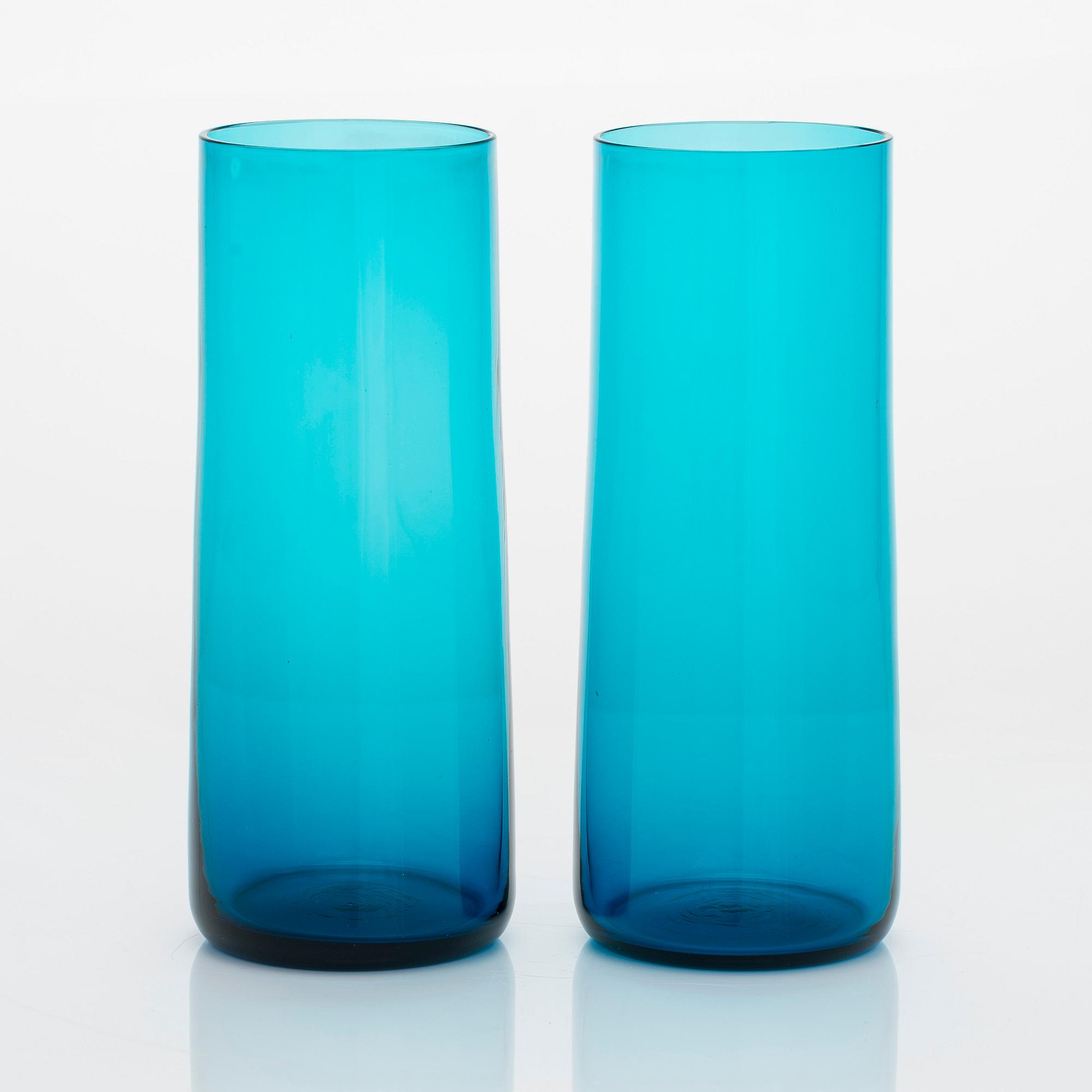 Nanny Still, glasservis, "Harlekin", 7 delar, Riihimäen Lasi Oy, 1950-60-tal.