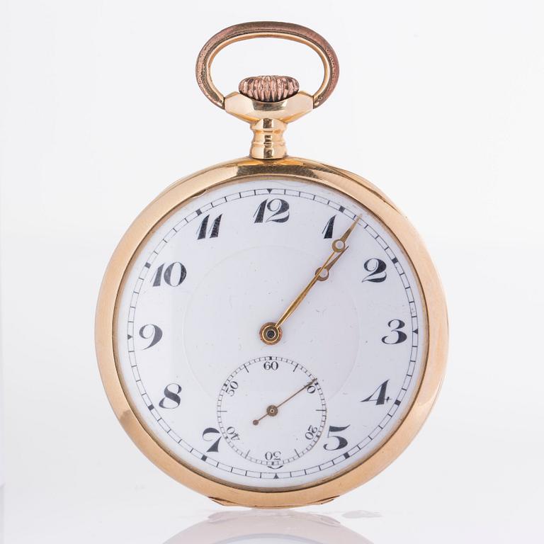 FICKUR, 18K guld, Schweiz, 1920-tal.