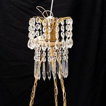 A late Gustavian style chandelier, 20th Century.