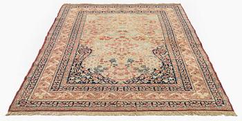 Rug, antique Kirman Laver, southern Iran, c. 206 x 125 cm.