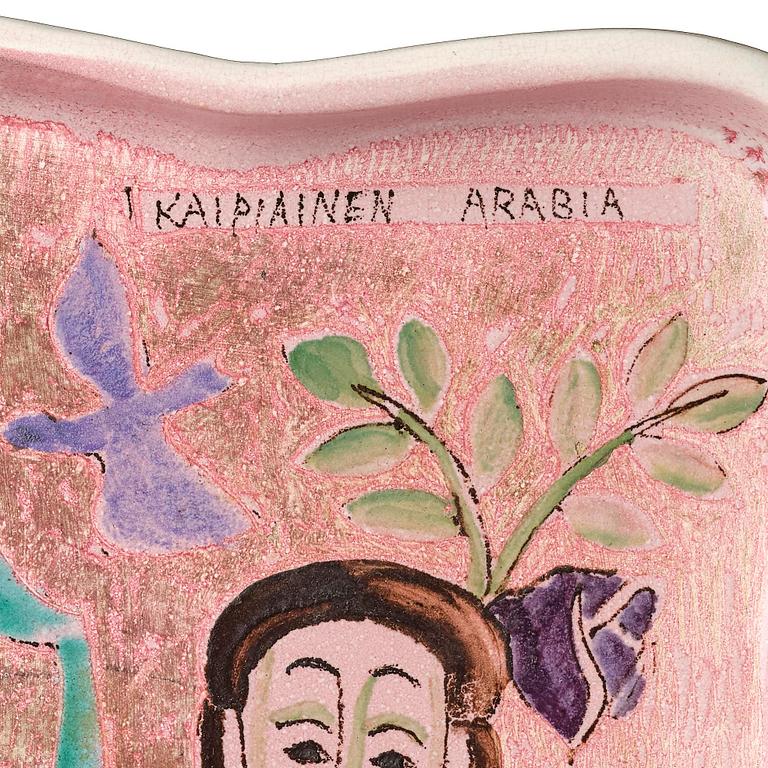 Birger Kaipiainen, a ceramic tray, Arabia, Finland 1940s.