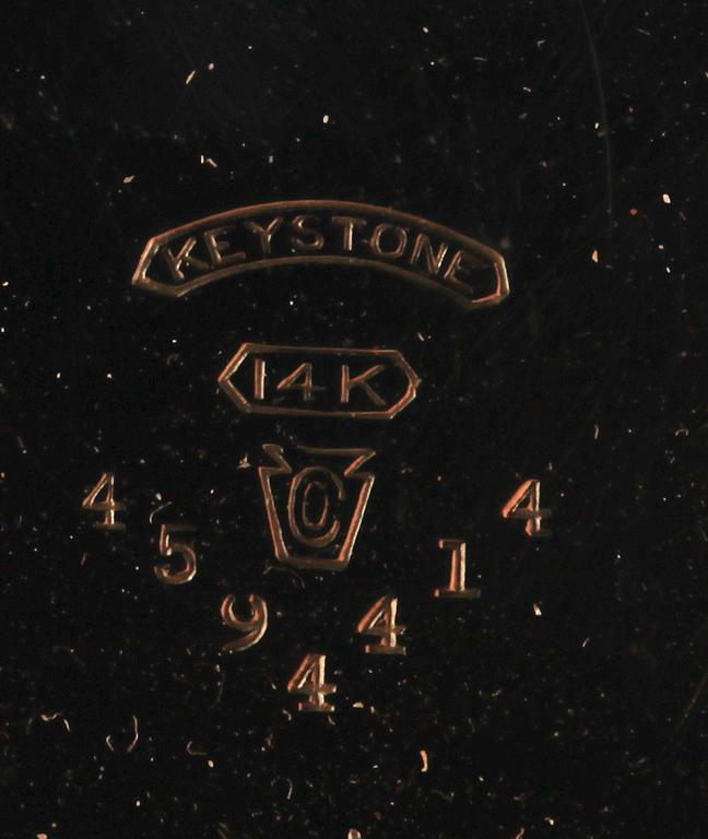 FICKUR, 14k guld, Elgin, tidigt 1900-tal.