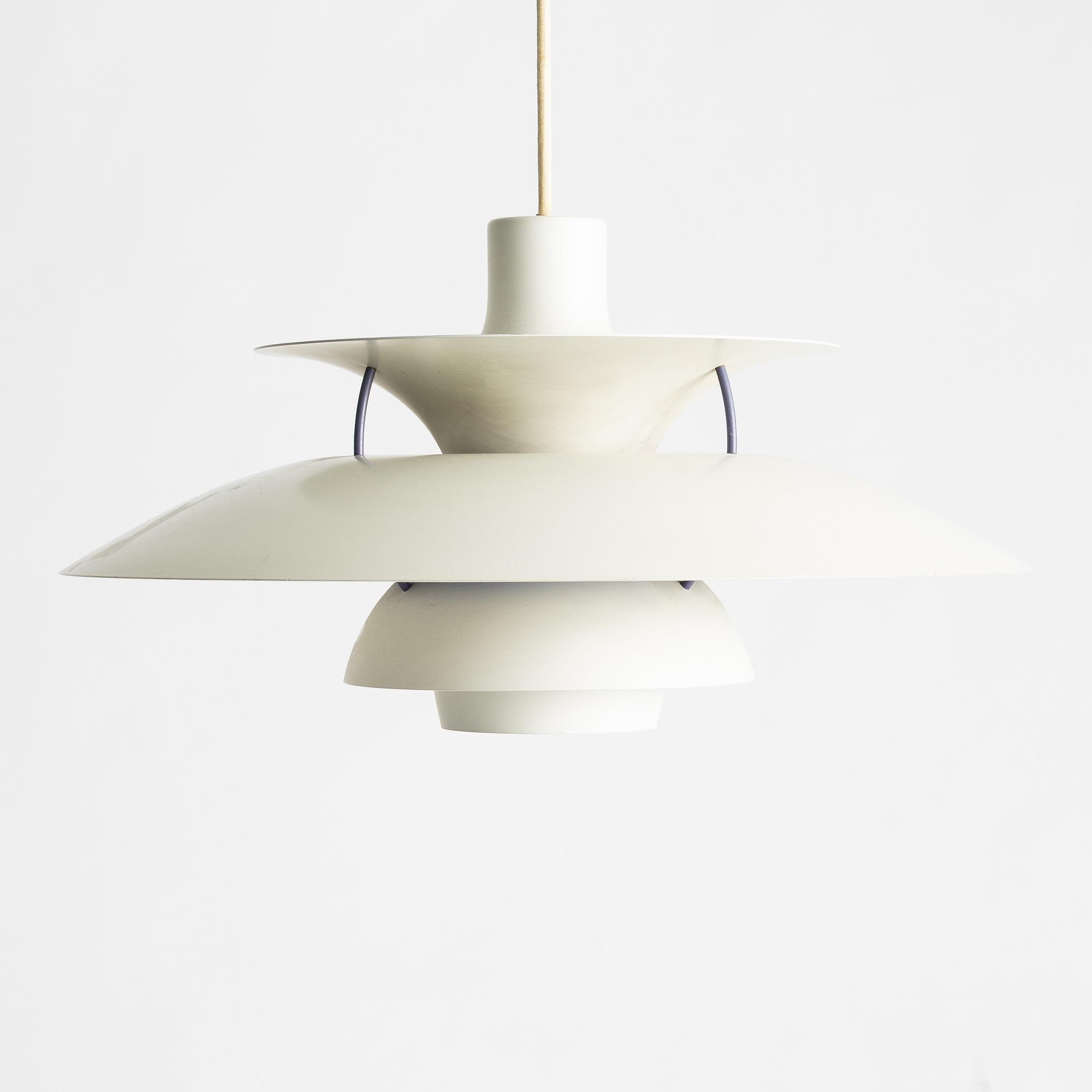 Poul Henningsen, a PH5 pendant lamp, Louis Poulsen, Denmark, later part of the 20th century.
