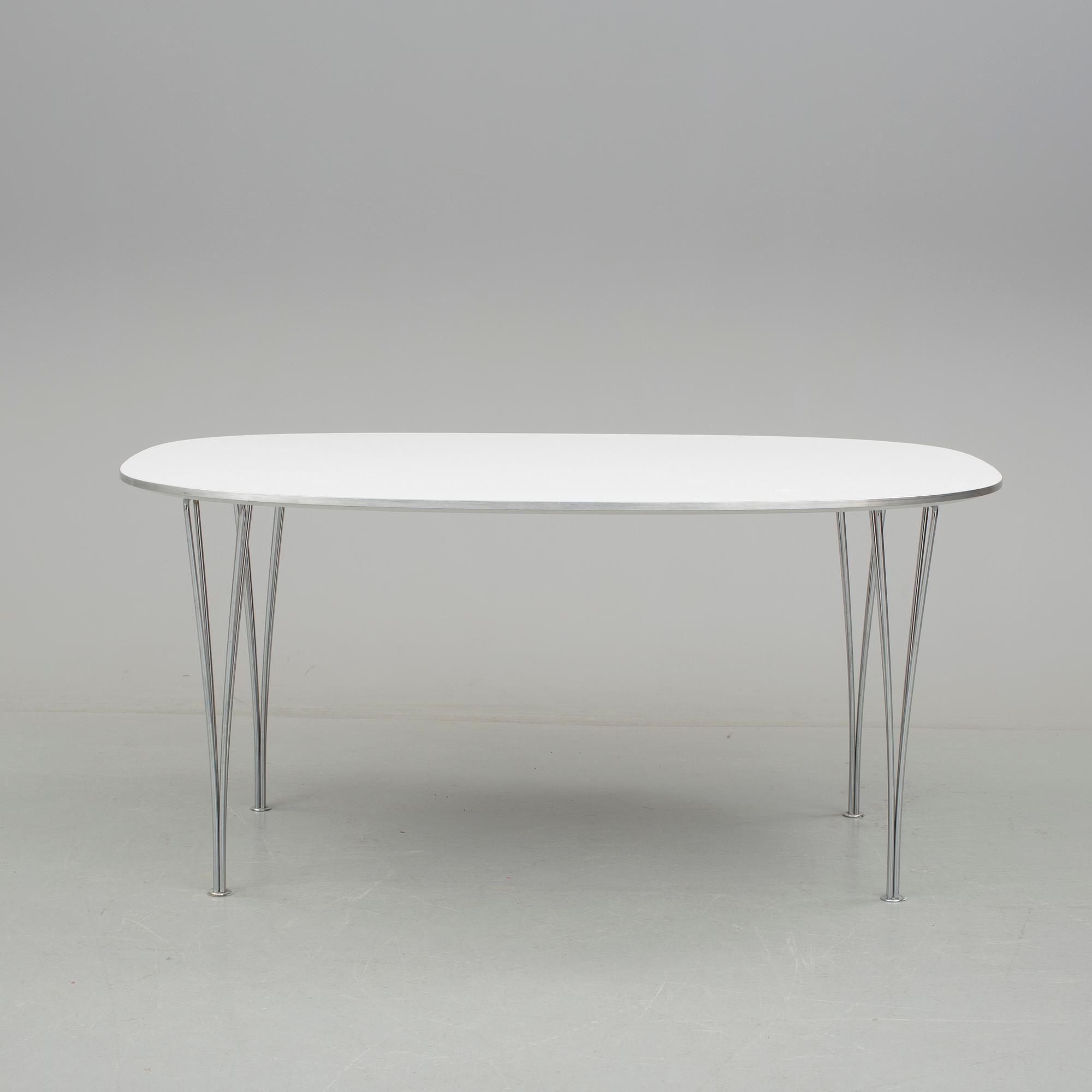 MATBORD, Superellips. Piet Hein och Bruno Mathsson för Fritz Hansen, 1978.