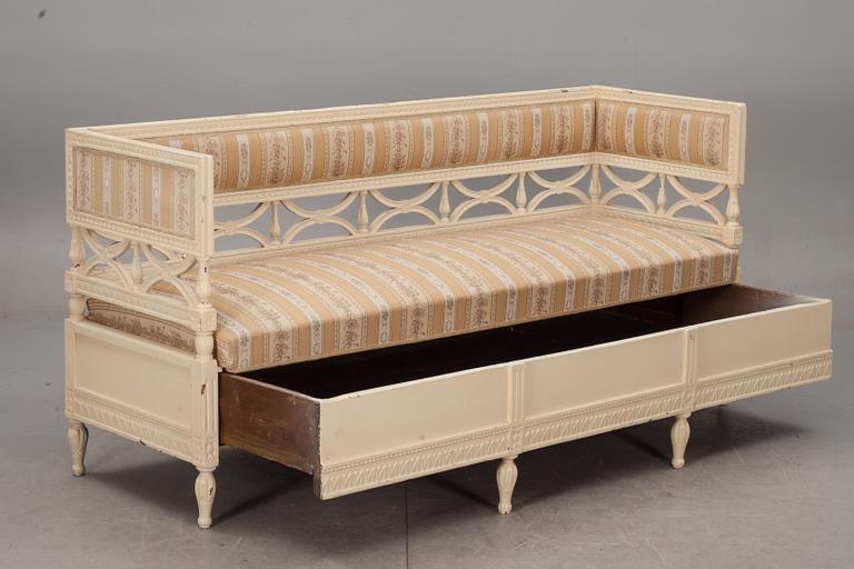 SOFFA, gustaviansk, 1800-talets första hälft.