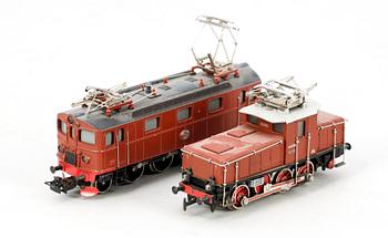ELLOK, 2st. Märklin H0 3001 samt 3030, 1900-talets andra hälft.