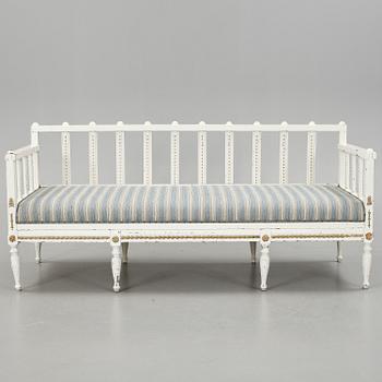 SOFFA, gustaviansk stil, 1800-tal.