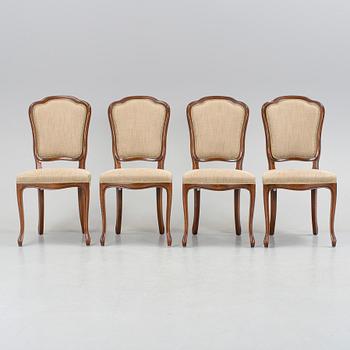 Four rococo-style chairs, Selva, Italy, late 20th century.