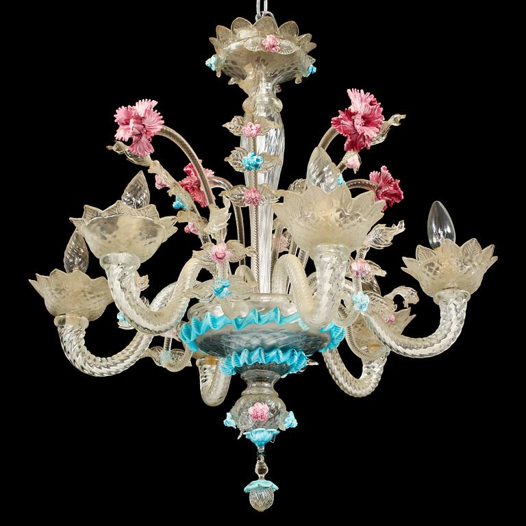 LJUSKRONA, venetiansk stil, 1900-tal, h 66.