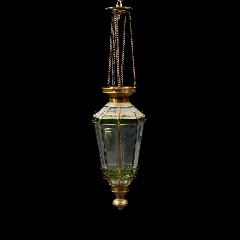 MÅNSKENSAMPEL, 1900-talets första hälft, höjd ca 80 cm.