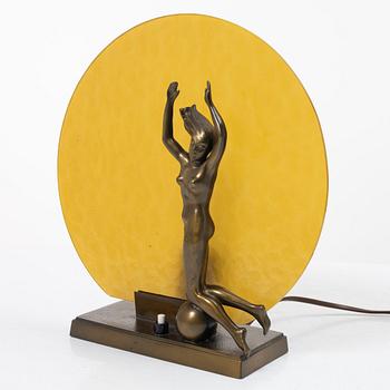 A table lamp, Stjärnmetall, 1920s/30s.