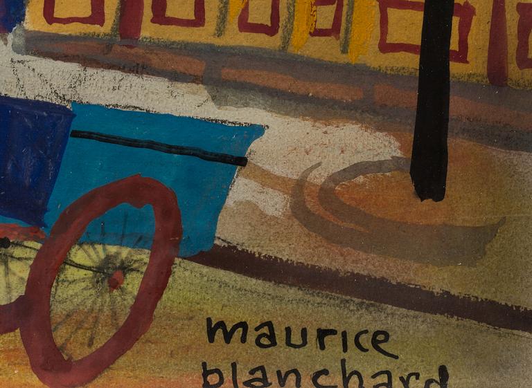 MAURICE BLANCHARD, blandteknik. Signerad.