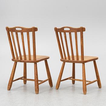 Chairs, a pair, "Hytte", Nordiska Kompaniet, 1940s.