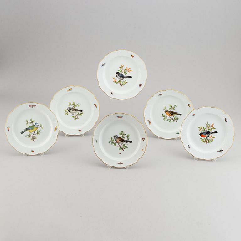 Servis, 12 delar, porslin. Meissen, 1800 samt 1900-tal.