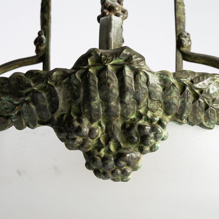 Ceiling lamp, Art Nouveau, early 20th century.