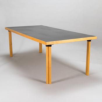 Alvar Aalto, a model 86 table for Artek, 1994.